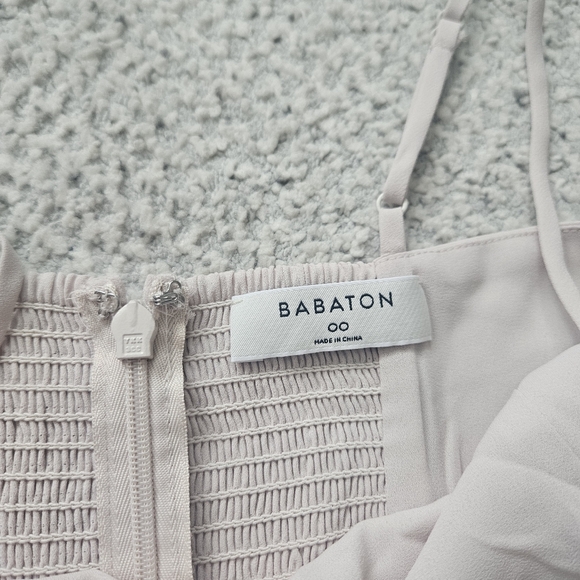 BABATON Noel Dress Denude Midi Wedding Coastal Contemporary Size 00 NWT Aritzia - Picture 5 of 11